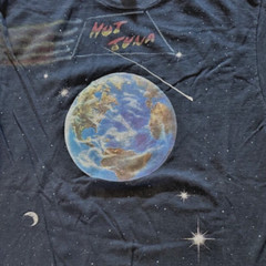 Vintage Hot Tuna Space Tour Band T-Shirt USA Large Jorma Kaukonen 1980s