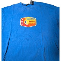 No Boundaries Surf Surfing Blue Short Sleeve T- Shirt Mens XL