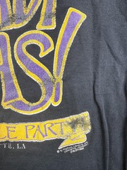 Vintage Screen Stars Best Shirt Mens XL Mardi Gras Gator Long Sleeve Tee USA