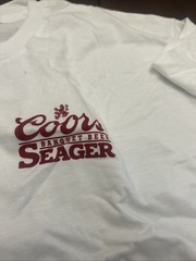 Coors Banquet Beer Seager T-Shirt Men XXL WHITE Graphic TSHIRT PICK UP TRUCK NEW