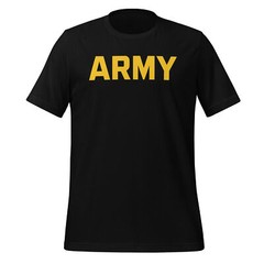 ARMY T-Shirt with gold print USA Tee S M L XL 2XL 3XL 4XL 5XL