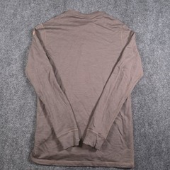 Fjallraven Lappland Merino Henley Mens Medium Brown Long Sleeve Wool Base Layer