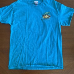 VTG Ron Jon T Shirt Surf Shop Iguana Panama City Beach FL Turquoise Green Large