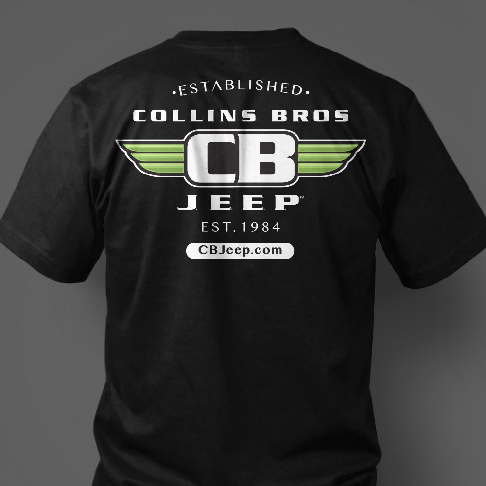 Collins Bros Jeep Short Sleeve T-Shirt in Black