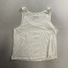 Vintage 90’s B.U.M. Equipment Tank Top USA Made Men’s Large White Gym Beach