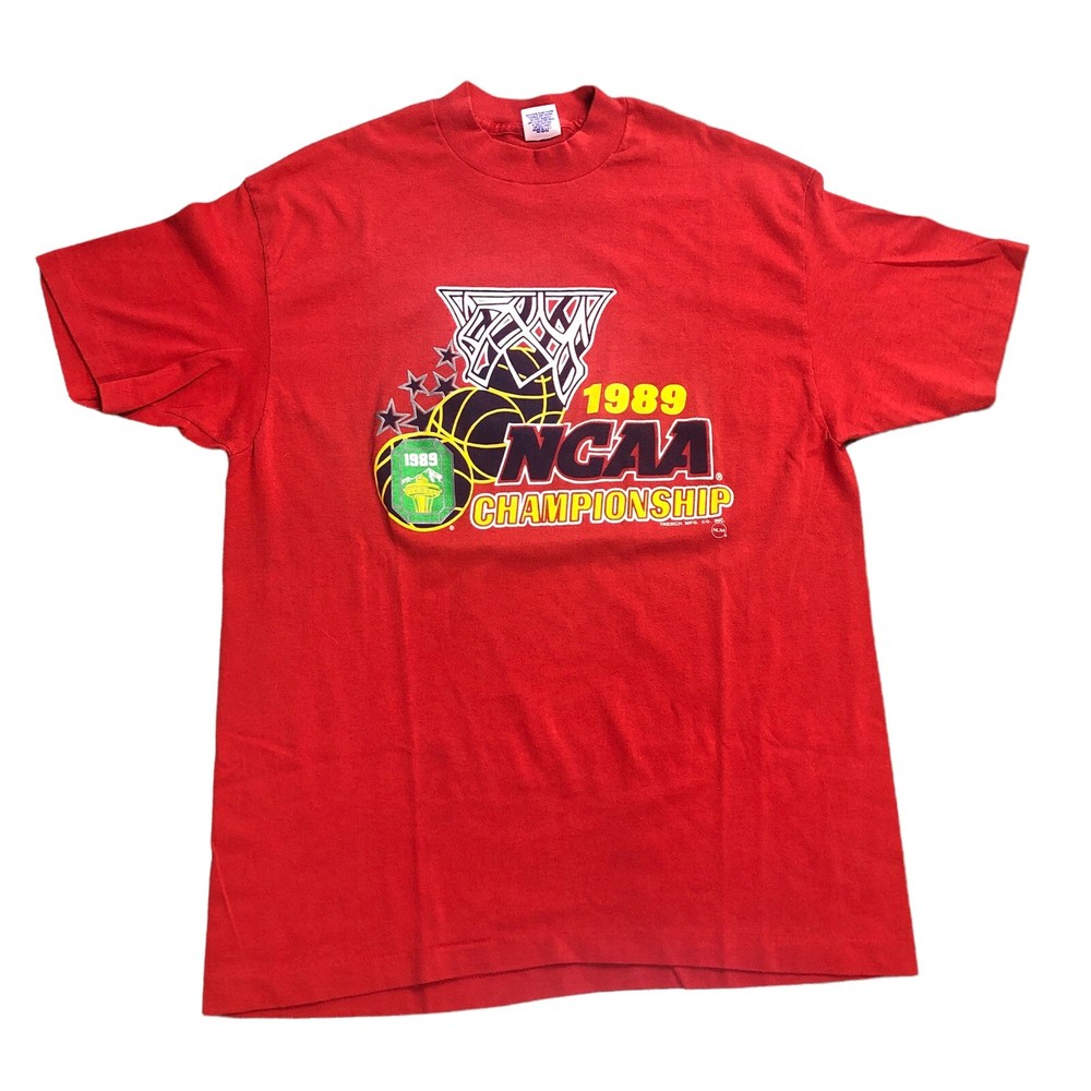 NCAA 1988 Championship Single Stitch Tee Shirt Men’s XL Seattle Vintage