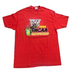 NCAA 1988 Championship Single Stitch Tee Shirt Men’s XL Seattle Vintage