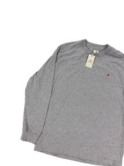 NEW New Balance Made In USA Long Sleeve Core Mens T Shirt Gray MT21542-AG MIUSA