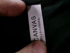 Bella Canvas Shirt Men Large Black Short Sleeve Basic Casual Minimalist Classic