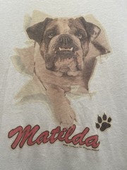Vintage Wrestling Shirt 1987 Matilda Mascot British Bulldogs Tag Team WWF WWE