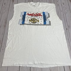 Vintage Stedman WDIZ Rock 100 FM Radio T Shirt Single Stitch Mens Medium Tee