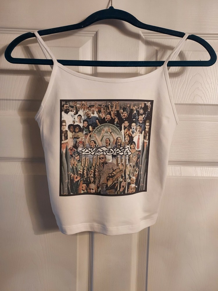 Dystopia crop top dystopia tank top Dystopia shirt any size xs to xxl