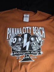 Gildan Ultra Cotton Men’s M Double-Sided Motorcycle Rally Graphic Tee Bundle