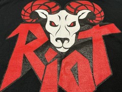 Riot Ram T-Shirt – Black – Size Medium