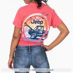 Jeep Shirt Sun Circle T-Shirt Available in S / M / XL Comfort colors NEW
