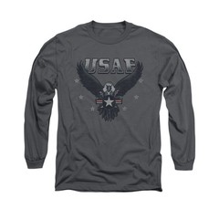 AIR FORCE INCOMING Licensed Adult Men’s Long Sleeve Graphic Tee Shirt SM-3XL