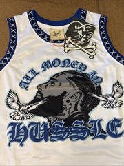 NEW LIMITED EDITION! NIPSEY HUSSLE All Money In Hustle Brand X LA Jersey Mens XL