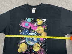 Vtg Palomar Observatory T-shirt Mens XL Black Astronomy Galaxy Space Earth Y2K
