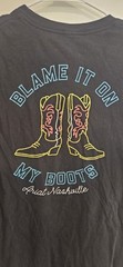 Ariat SizE XL Shoet Sleeve Tshirt Western Nashvillle Black