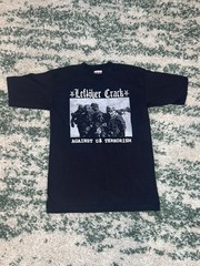 Vtg Leftover Crack World Trade Death Machine 9-11 Political Punk Band T-Shirt