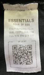 Fear of God Essentials Jet Black T-Shirt Men’s Medium Gently Used With Tags