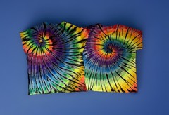 *New* Handmade Tie Dye, 12 Color Spectrum, Sm – 2XL, Crew or V-Neck