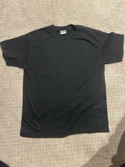 Vintage Valkyrie Motorcycles T-shirt Size Large Black Biker Grunge Y2K Hanes