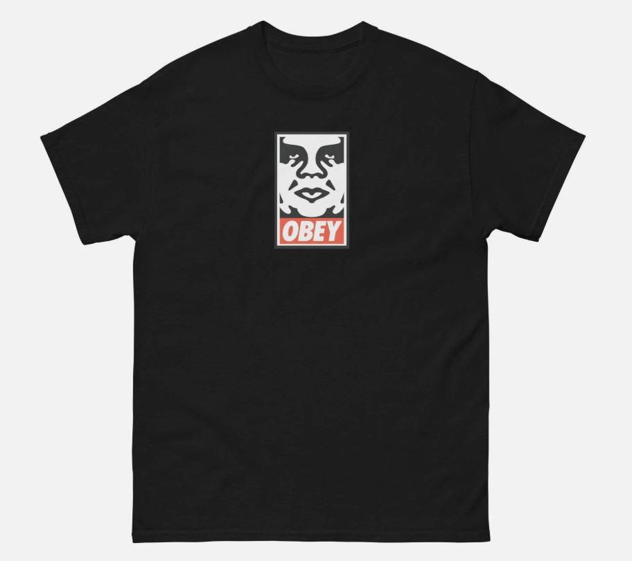 “OBEY Graphic” Retro Street Art Unisex Graffiti T-Shirt NEW