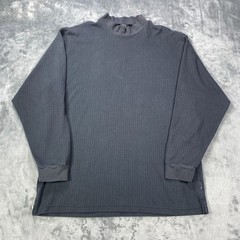 Vintage Nike Golf Mock Neck Sweatshirt Large Dri Fit Athletic Top Swoosh Y2K