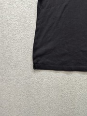 Lauren Ralph Lauren Men Polo Shirt XL Black Short Sleeve Crest Logo Button Front
