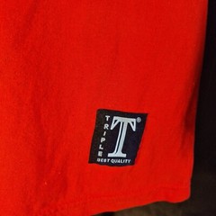 Adidas Originals Big Trefoil Logo T-Shirt Men’s M Red Crew Neck Graphic Tee