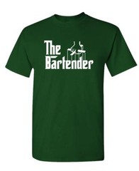 THE BARTENDER – Unisex Cotton T-Shirt Tee Shirt
