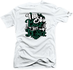 Shirt To Match Jordan Retro 4 Oxidized. Sick Js (Green) White Match Tees
