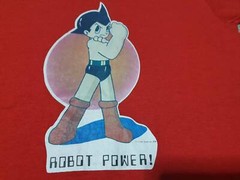 Rare vintage 1978 Astro Boy Mighty Atom T Shirt Osamu Tezuka Productions Akira S