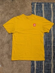 Vintage The North Face Yellow Aurora Borealis Shirt Medium