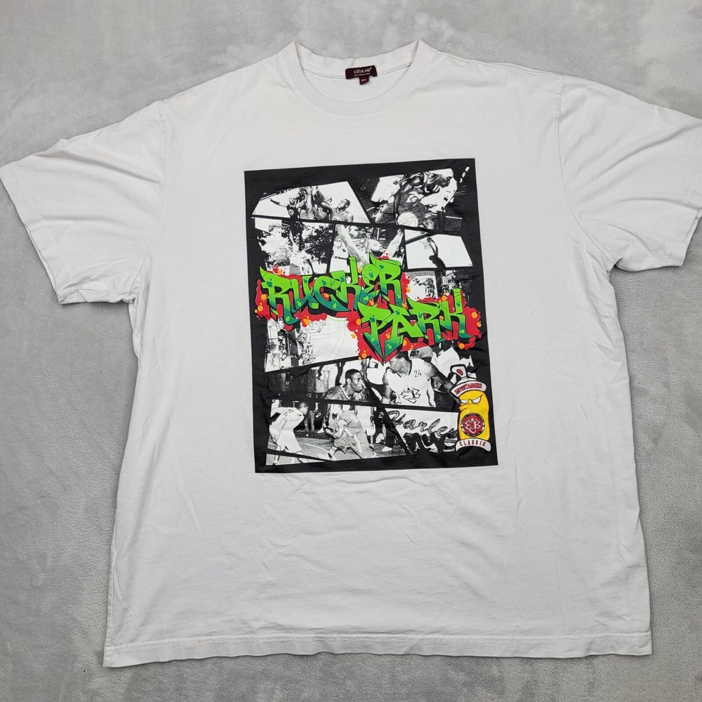 Rucker Park Shirt Mens XXXL New York City Basketball Street Entertainers Classic