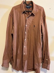 Ralph Lauren A classic Unisex 100% cotton shirt Size XL Blake Plaid