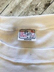 VTG Hong Kong T-Shirt Mens Medium White China United Kingdom Handover Flag Logo
