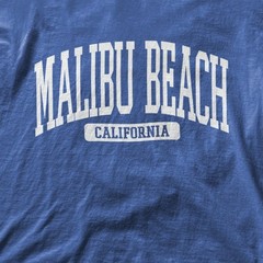 Malibu Beach California Souvenir Beach, Retro, Minimalist T-Shirt