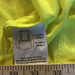 Dickies Hi-Visibility T-Shirt Yellow Mens Medium Yellow Reflective Work Shirt