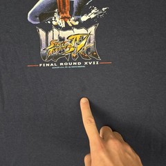 Ultra Street Fighter IV Final Round Tournament Shirt Mens Large Capcom Decapre