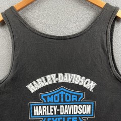 Vintage Harley Davidson Wolf Tank Top Mens XL Black Legends Sleeveless 90s Biker