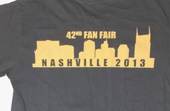 CMA Mens Country Music Festival 2013 Nashville 42nd Fan Fair Shirt New S, XL