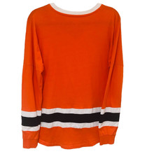 Syracuse Mens L Long Sleeve T Shirt Jersey Colosseum Cotton Unisex Collegiate