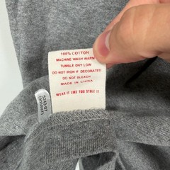 Non Stock T Shirt Mens Large Gray USA Cotton Short Sleeve Crew Neck Heritage