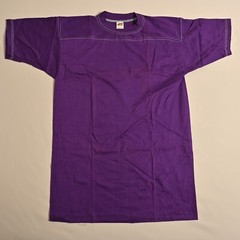 Vintage Russell Athletic Purple Football T-Shirt Size L