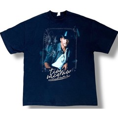 Vtg Tim McGraw Emotional Traffic Tour T-Shirt Mens XL Black 2011 Alstyle Graphic