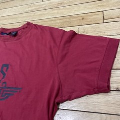Dockers Khakis T Shirt Men XL Red Retro Laundry Finish Vtg 90s Spellout Tee XL