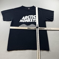 Arctic Monkeys T-Shirt Mens Small Black AM Wave Rock Band Music Concert Tour