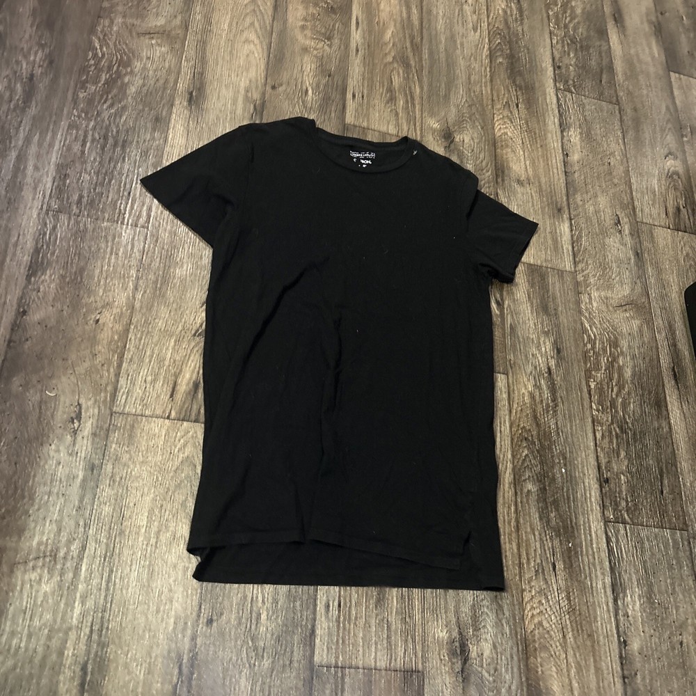 Carbon Longer Length Black T-Shirt Mens Size XL